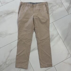 Hugo Boss Tan Straight Leg Chino Trousers/Slacks.  Sz 36/32